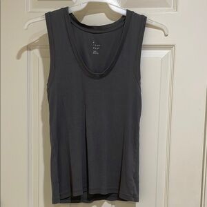 Large gray Slim Fit muscle tank top A New Day